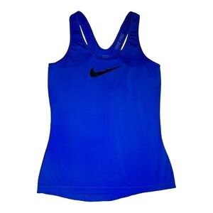 Nike Pro Racer Back Tank Royal Blue